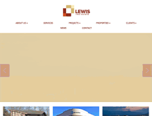Tablet Screenshot of lewisrealestatenc.com